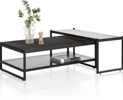 Houten Salontafels-XOOON Modali Salontafel Naturel, Onyx