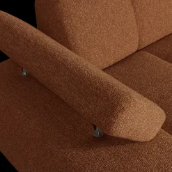 Elementenbanken-WOOOD Mojo Bouclé Chaise Longue Rust Brown Melange