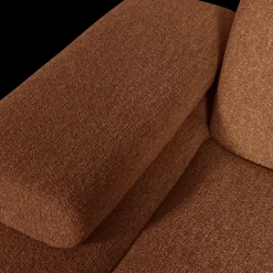 Elementenbanken-WOOOD Mojo Bouclé Chaise Longue Rust Brown Melange