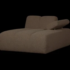 Elementenbanken-WOOOD Mojo Bouclé Chaise Longue Brown Melange