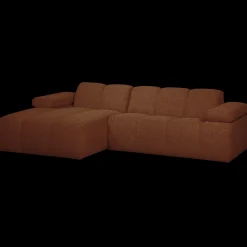 Elementenbanken-WOOOD Mojo Bouclé Chaise Longue Bank Rust Brown Melange