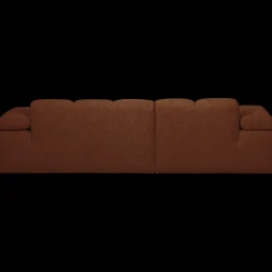 Elementenbanken-WOOOD Mojo Bouclé Chaise Longue Bank Rust Brown Melange