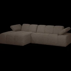 Elementenbanken-WOOOD Mojo Bouclé Chaise Longue Bank Brown Melange