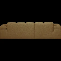Elementenbanken-WOOOD Mojo Bouclé Chaise Longue Bank Yellow, Brown Melange