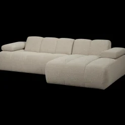 Elementenbanken-WOOOD Mojo Bouclé Chaise Longue Bank Beige Melange
