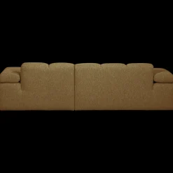 Elementenbanken-WOOOD Mojo Bouclé Chaise Longue Bank Yellow, Brown Melange