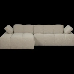 Elementenbanken-WOOOD Mojo Bouclé Chaise Longue Bank Beige Melange