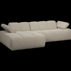 Elementenbanken-WOOOD Mojo Bouclé Chaise Longue Bank Beige Melange