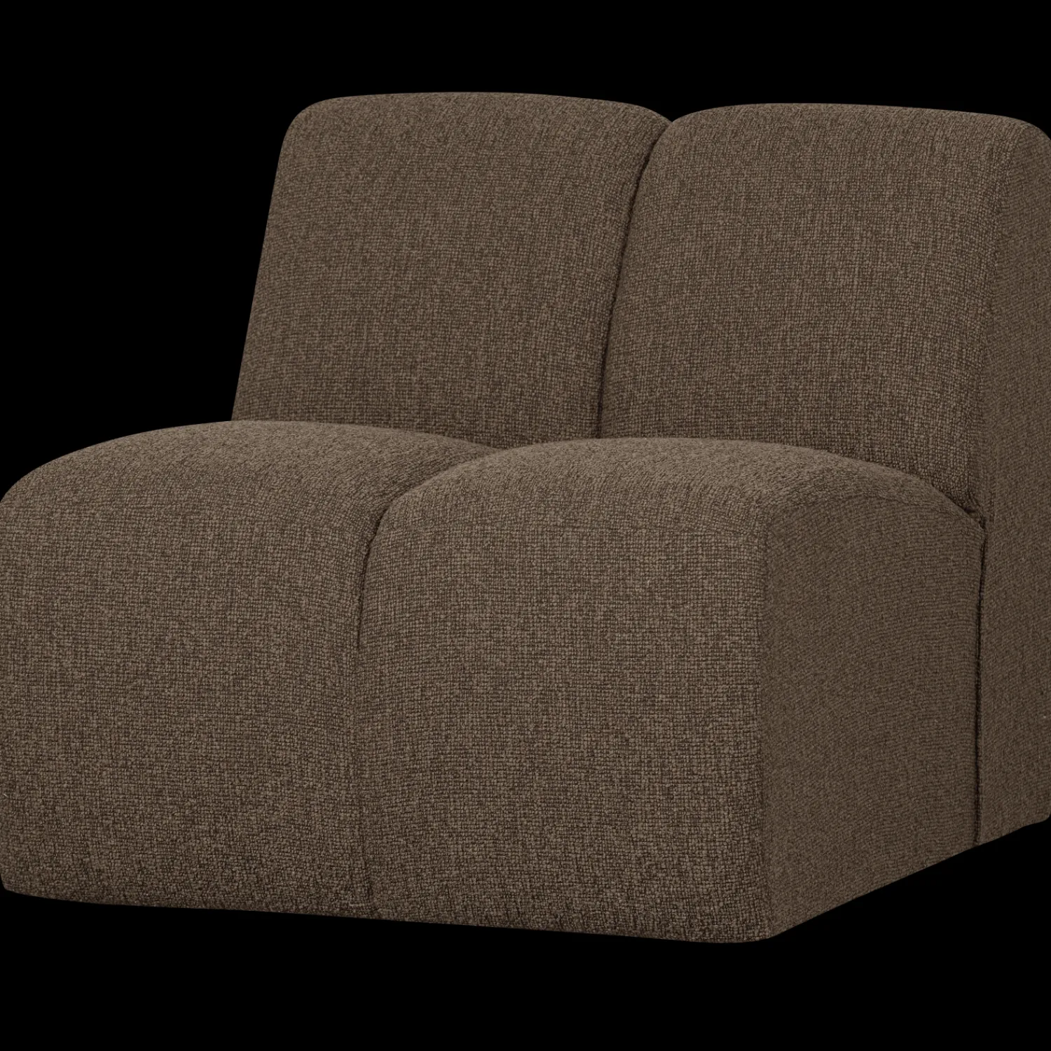 Elementenbanken-WOOOD Mojo Bouclé Elementenbank Brown Melange