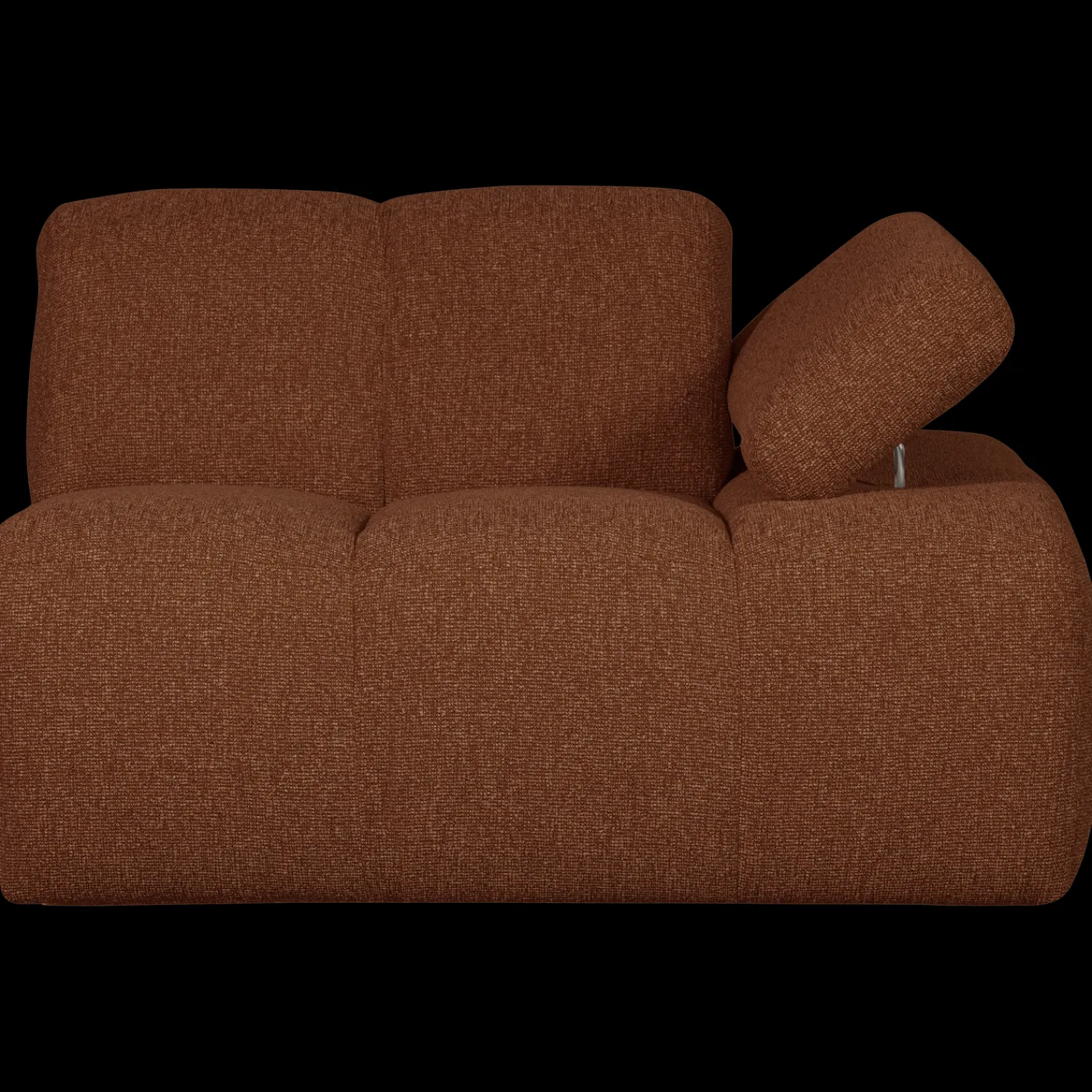 Elementenbanken-WOOOD Mojo Bouclé Elementenbank Rust Brown Melange