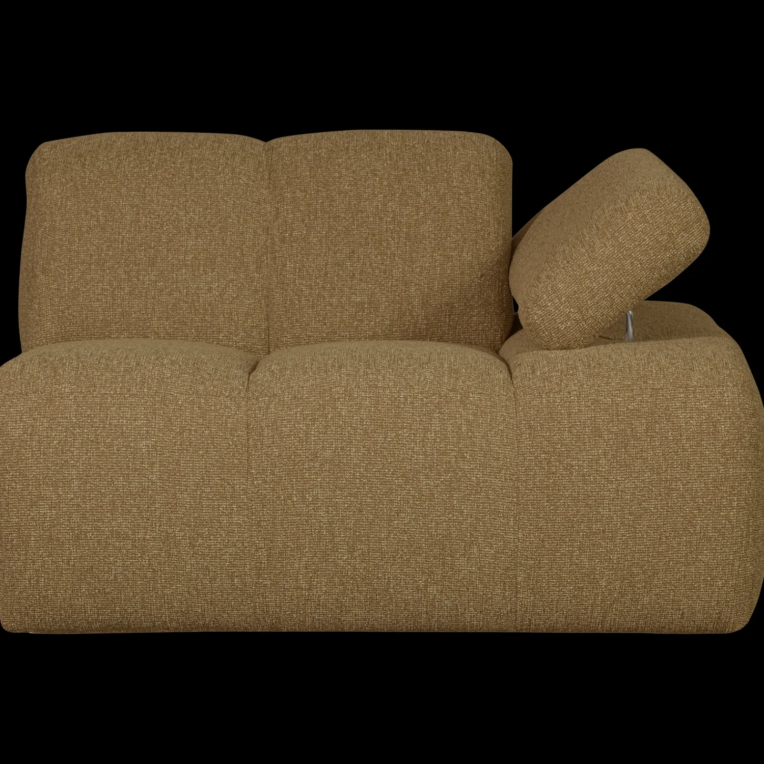 Elementenbanken-WOOOD Mojo Bouclé Elementenbank Yellow, Brown Melange