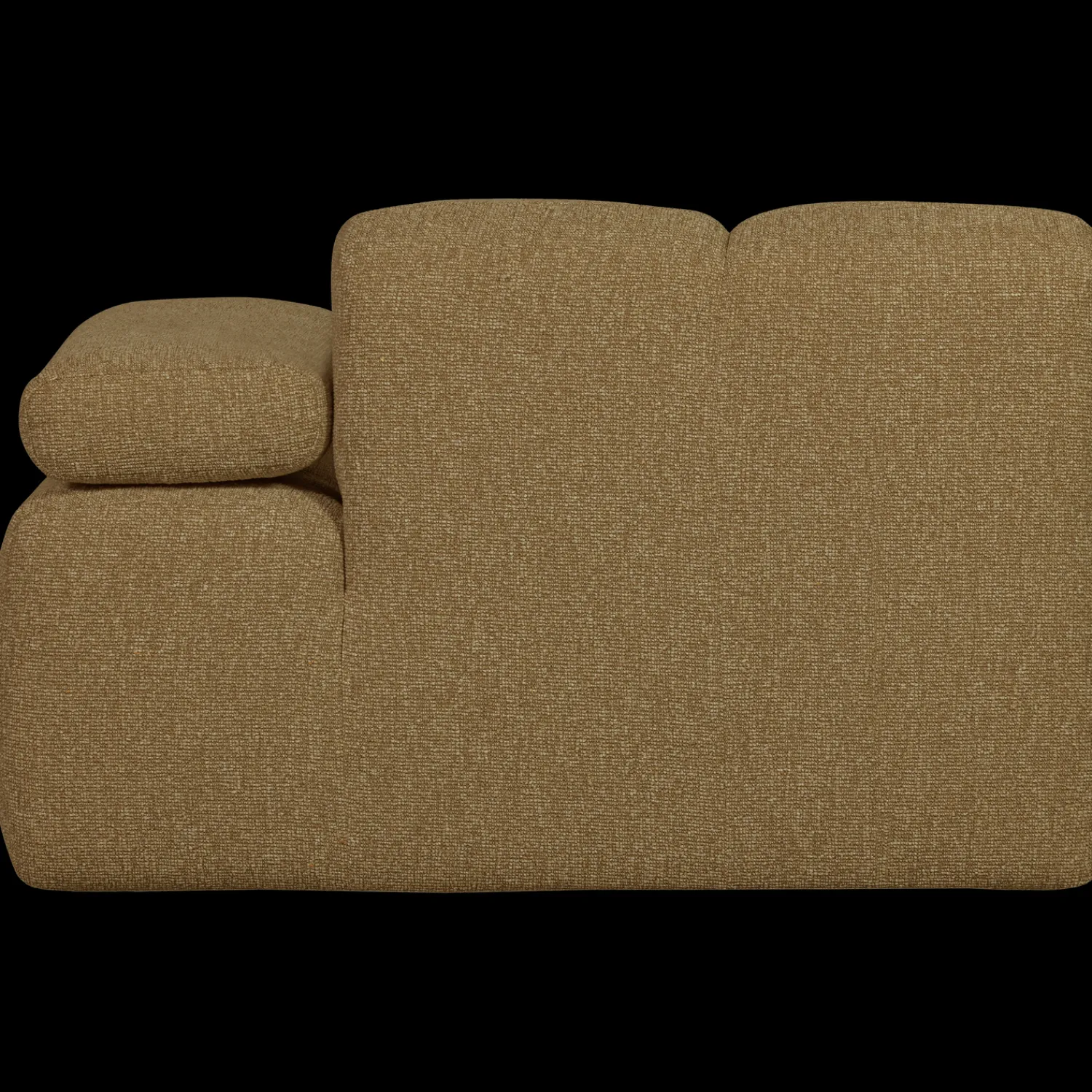 Elementenbanken-WOOOD Mojo Bouclé Elementenbank Yellow, Brown Melange