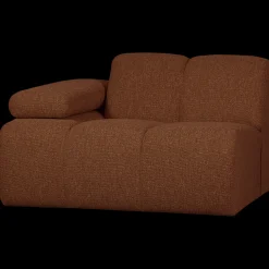 Elementenbanken-WOOOD Mojo Bouclé Elementenbank Rust Brown Melange