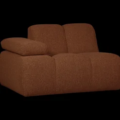 Elementenbanken-WOOOD Mojo Bouclé Elementenbank Rust Brown Melange