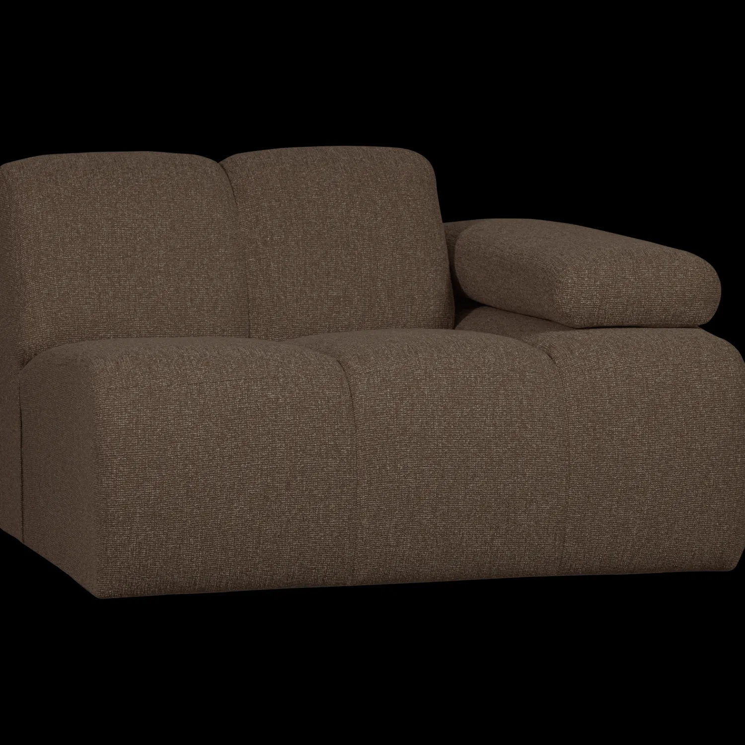 Elementenbanken-WOOOD Mojo Bouclé Elementenbank Brown Melange