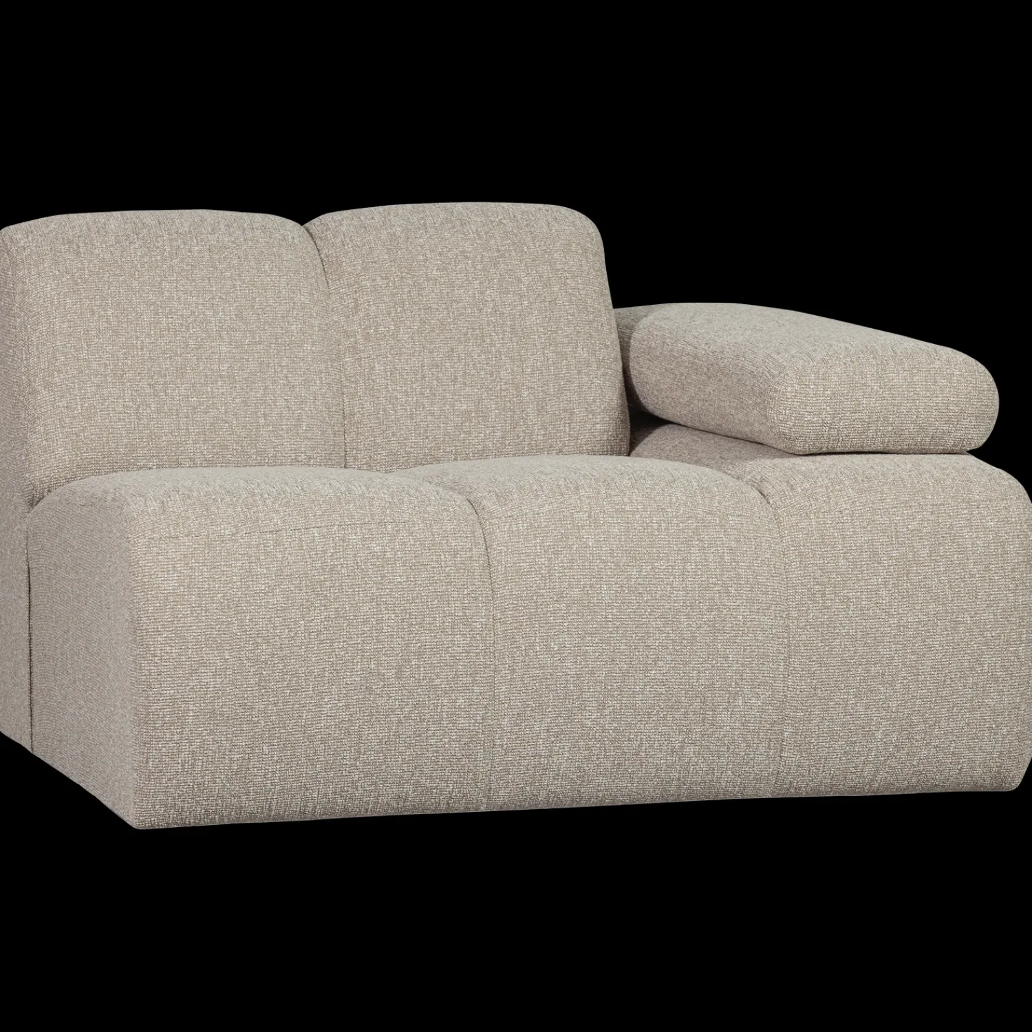 Elementenbanken-WOOOD Mojo Bouclé Elementenbank Beige Melange