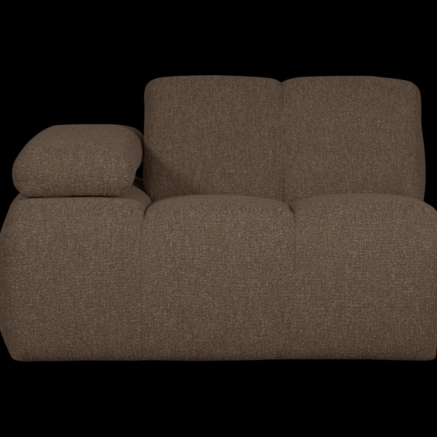 Elementenbanken-WOOOD Mojo Bouclé Elementenbank Brown Melange