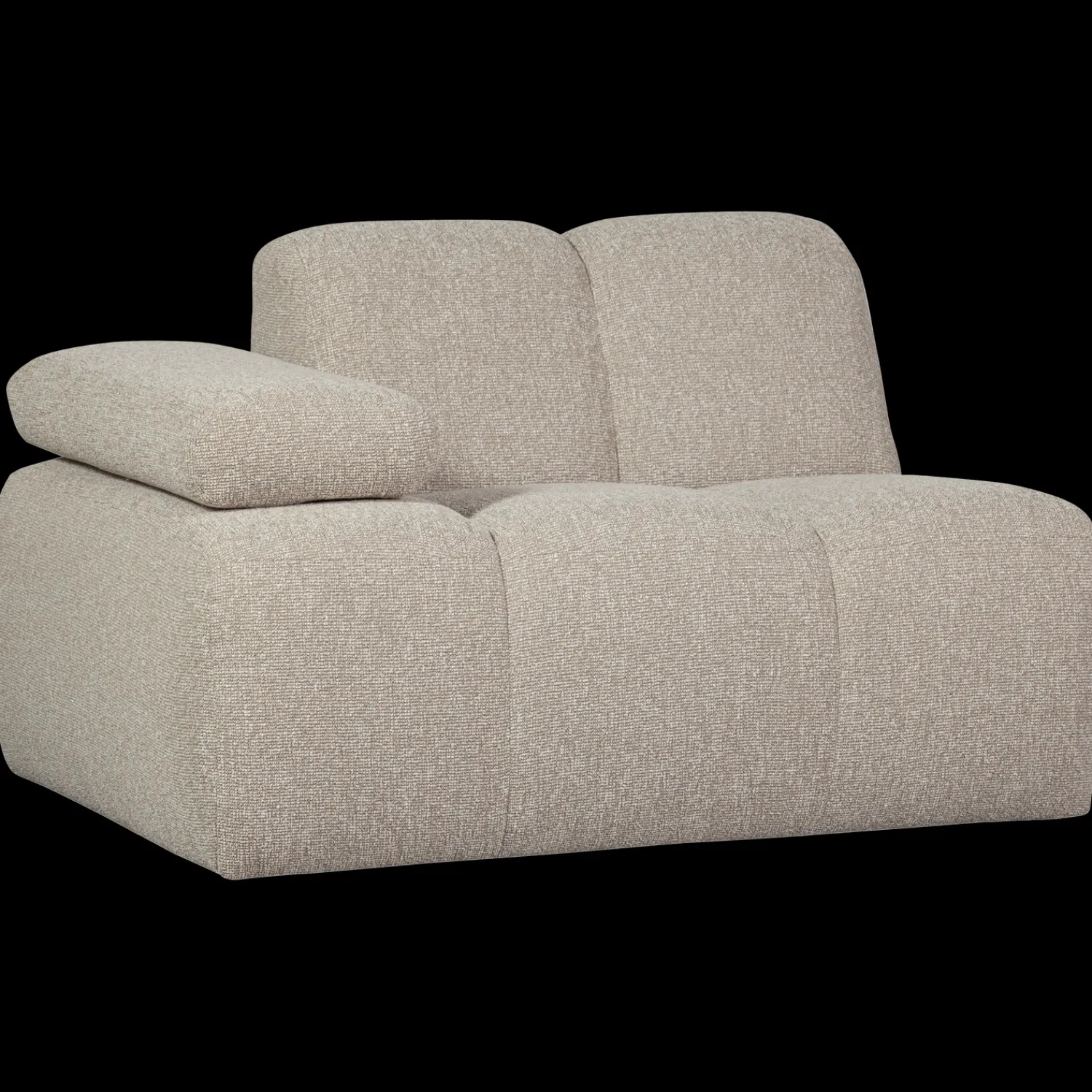 Elementenbanken-WOOOD Mojo Bouclé Elementenbank Beige Melange