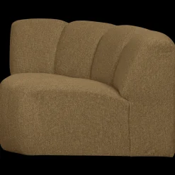 Elementenbanken-WOOOD Mojo Bouclé Hoek Elementenbank Yellow, Brown Melange