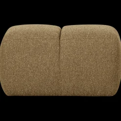Hockers|Poefs-WOOOD Mojo Bouclé Poef Yellow, Brown Melange