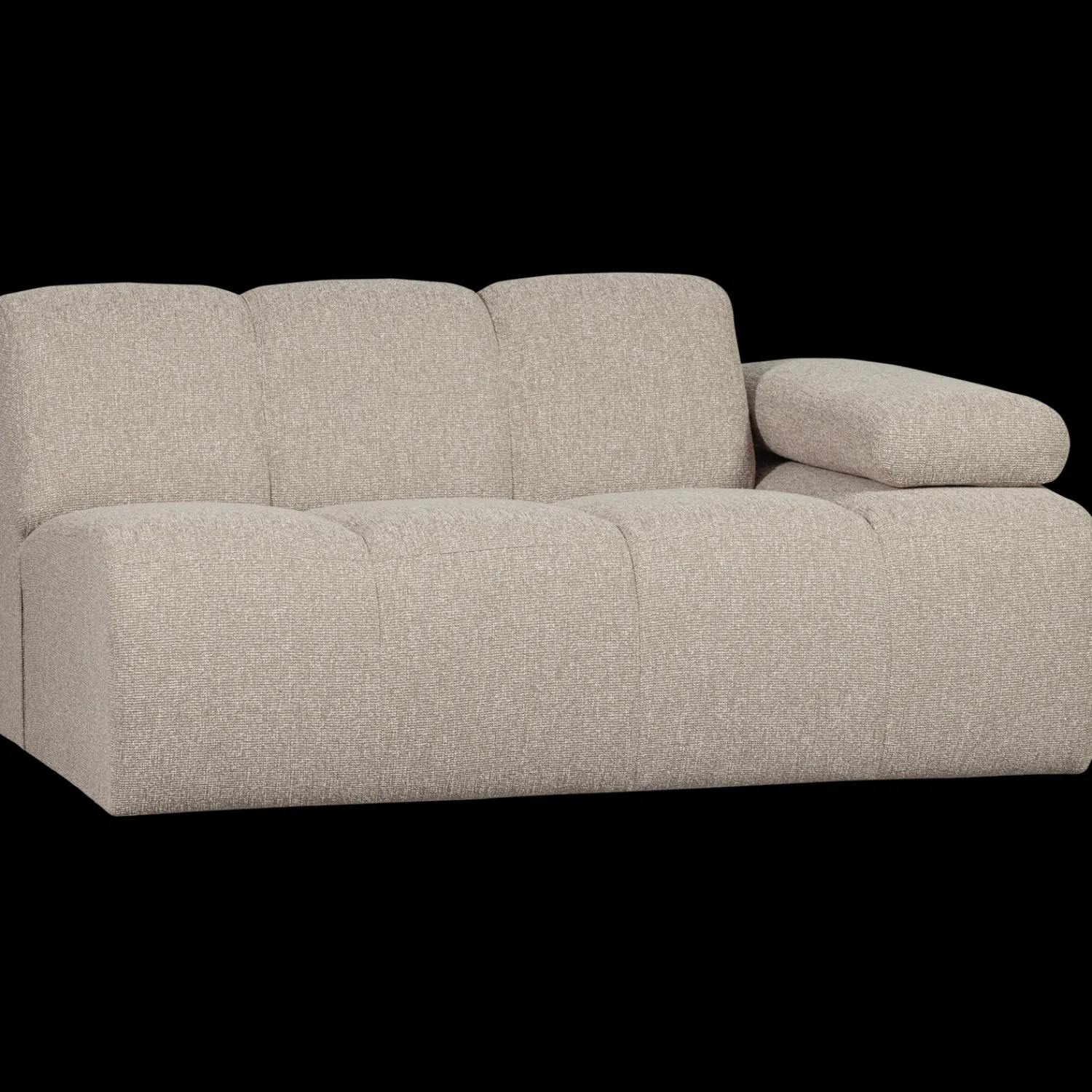 Zitbanken-WOOOD Mojo Bouclé Zitbank Beige Melange
