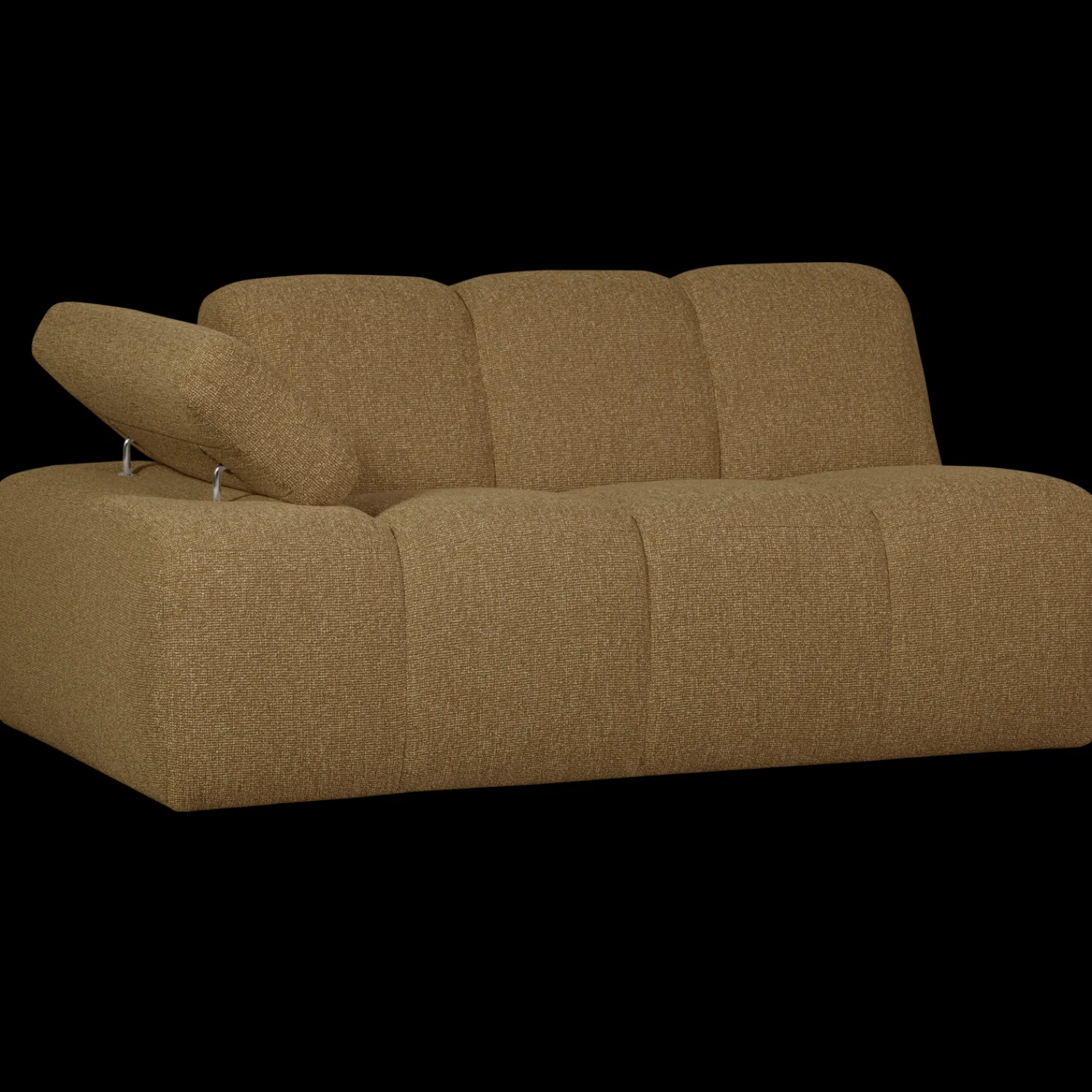 Zitbanken-WOOOD Mojo Bouclé Zitbank Yellow, Brown Melange