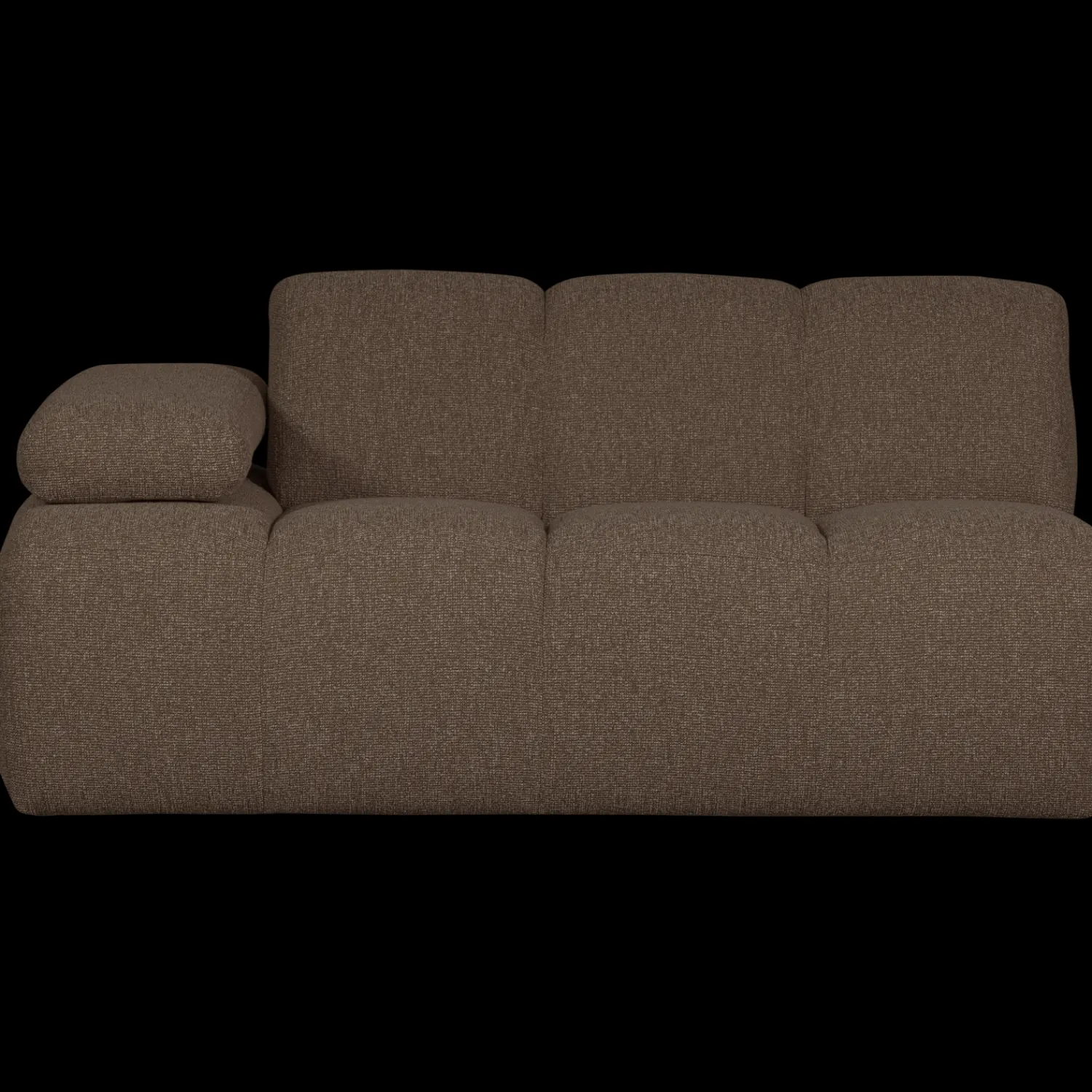 Zitbanken-WOOOD Mojo Bouclé Zitbank Brown Melange
