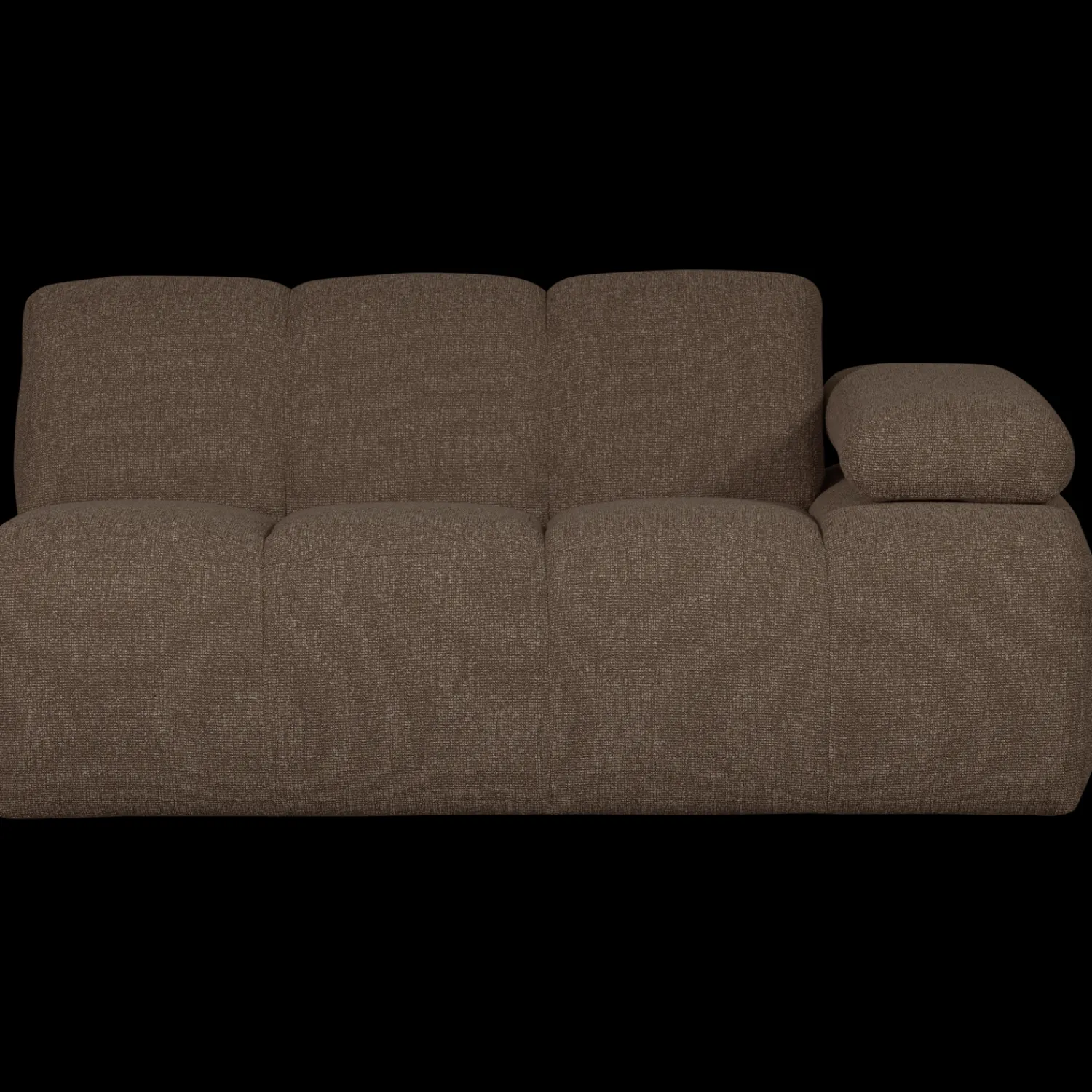 Zitbanken-WOOOD Mojo Bouclé Zitbank Brown Melange