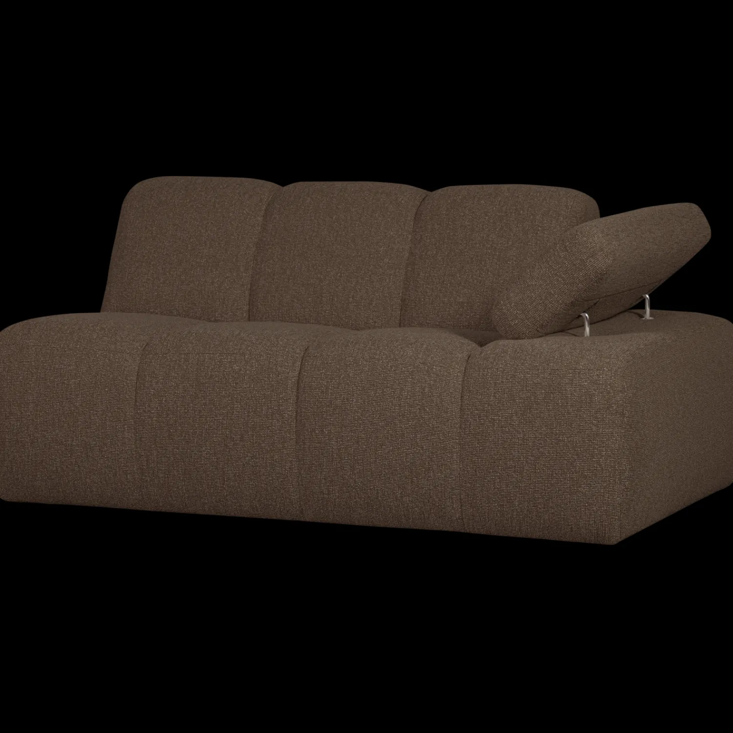 Zitbanken-WOOOD Mojo Bouclé Zitbank Brown Melange