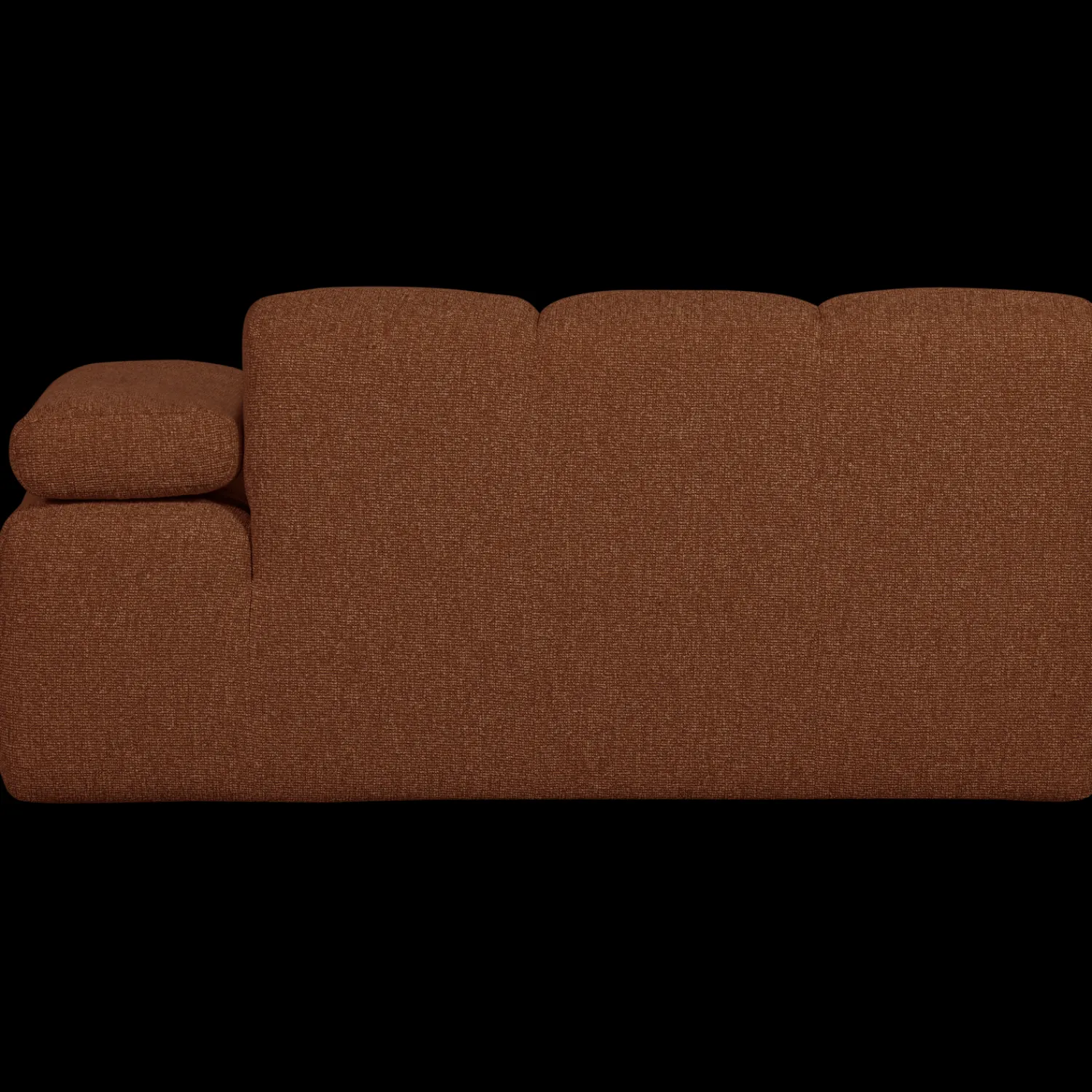 Zitbanken-WOOOD Mojo Bouclé Zitbank Rust Brown Melange