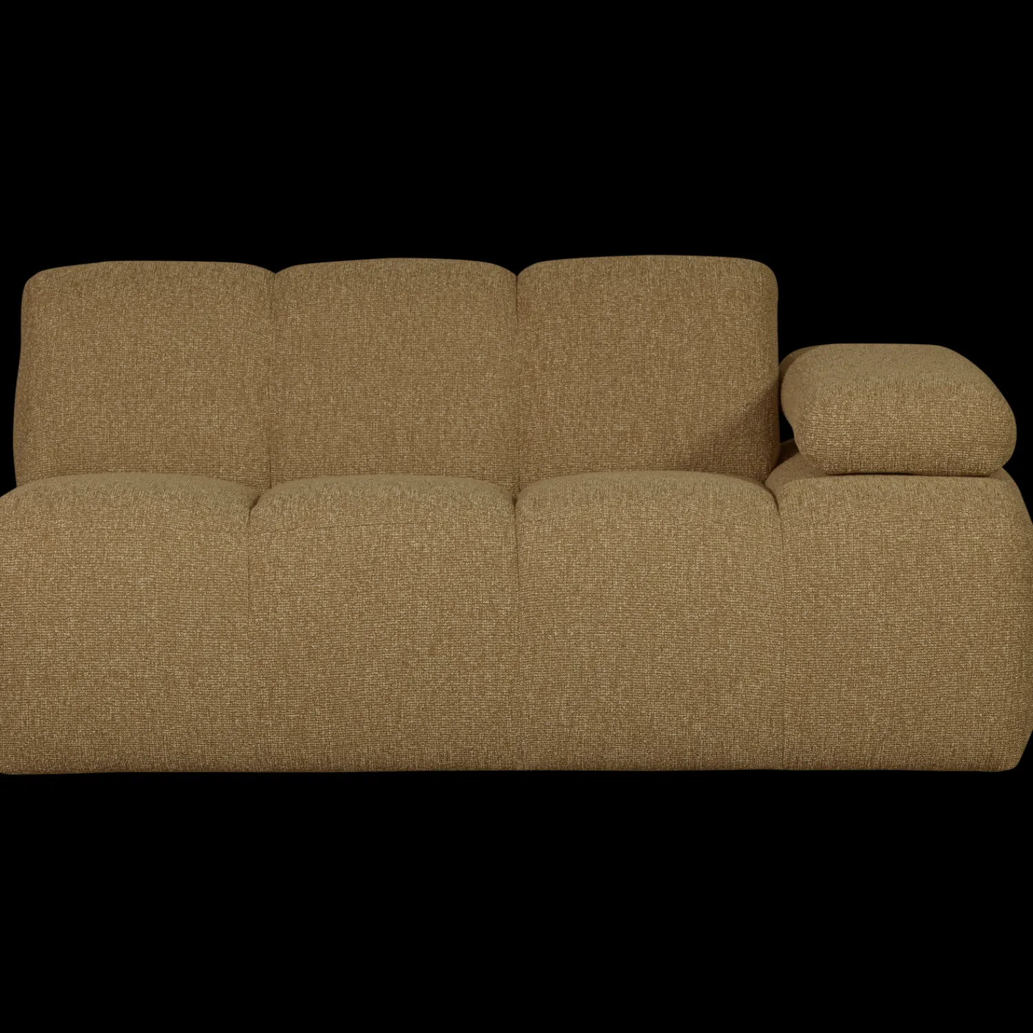 Zitbanken-WOOOD Mojo Bouclé Zitbank Yellow, Brown Melange