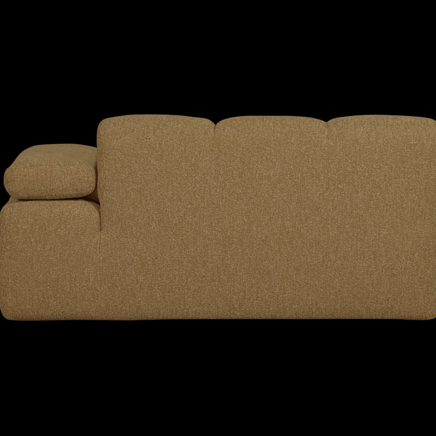 Zitbanken-WOOOD Mojo Bouclé Zitbank Yellow, Brown Melange
