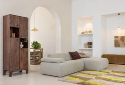 Zitbanken-WOOOD Mojo Bouclé Zitbank Beige Melange