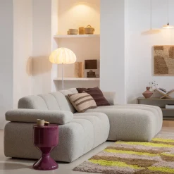 Zitbanken-WOOOD Mojo Bouclé Zitbank Beige Melange