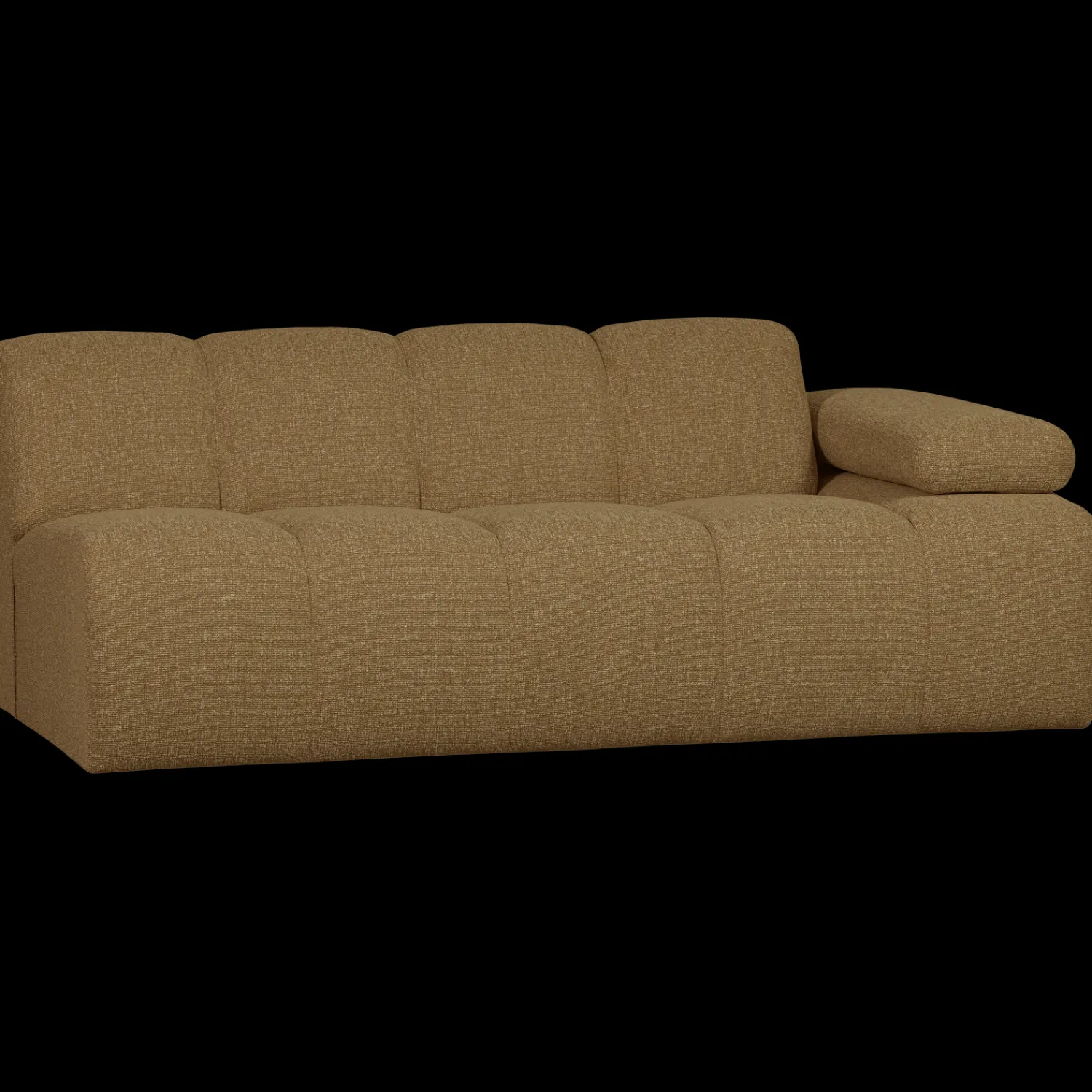 Zitbanken-WOOOD Mojo Bouclé 2-Zitsbank Brown Melange