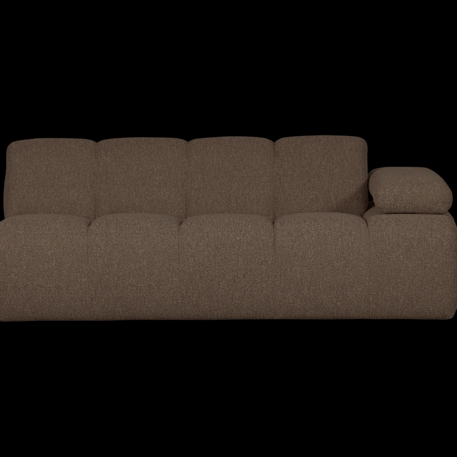 Zitbanken-WOOOD Mojo Bouclé 2-Zitsbank Brown Melange