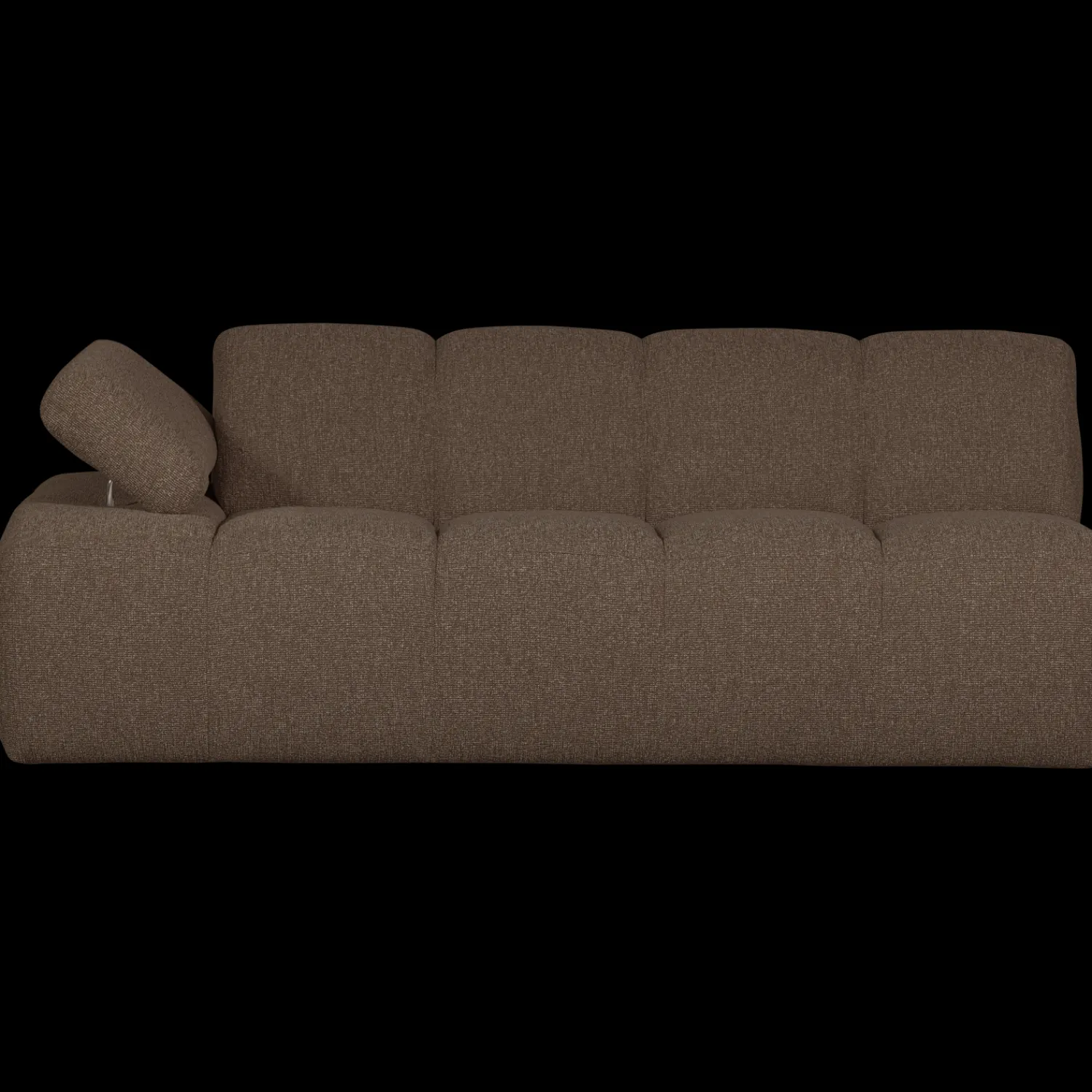 Zitbanken-WOOOD Mojo Bouclé 2-Zitsbank Brown Melange