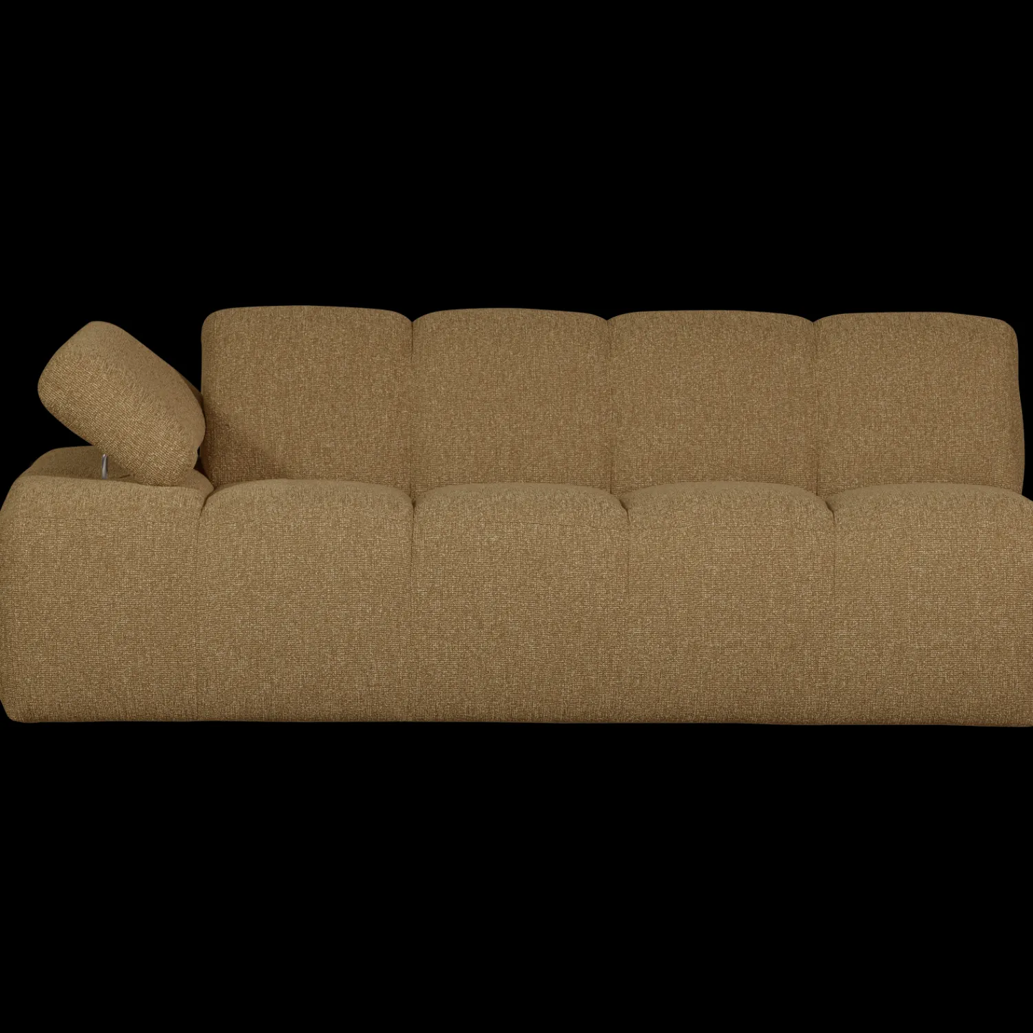 Zitbanken-WOOOD Mojo Bouclé 2-Zitsbank Brown Melange