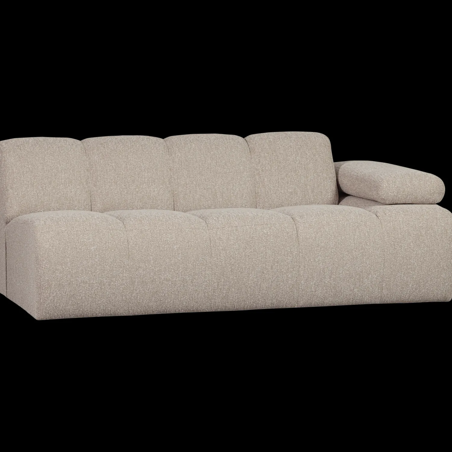 Zitbanken-WOOOD Mojo Bouclé 2-Zitsbank Beige Melange