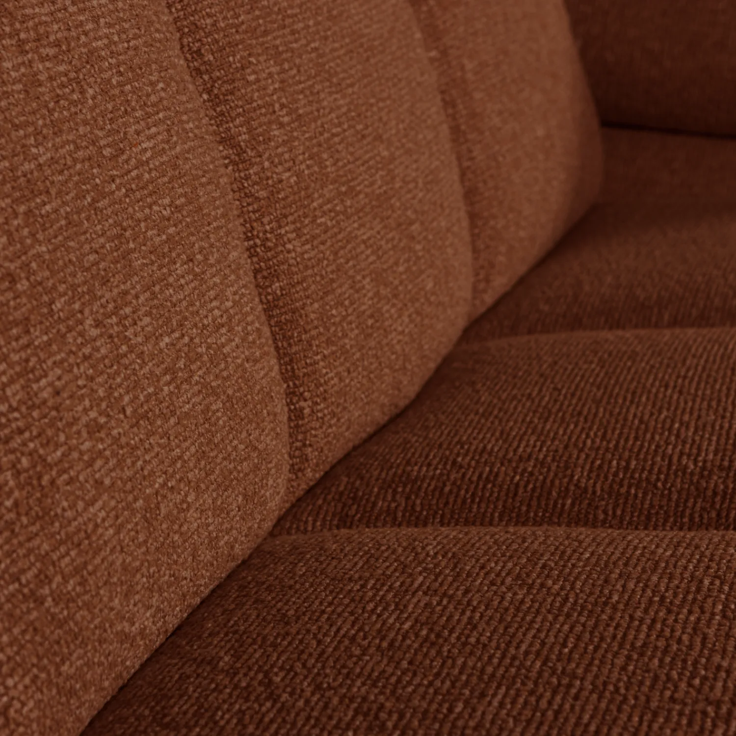Zitbanken-WOOOD Mojo Bouclé 2-Zitsbank Rust Brown Melange