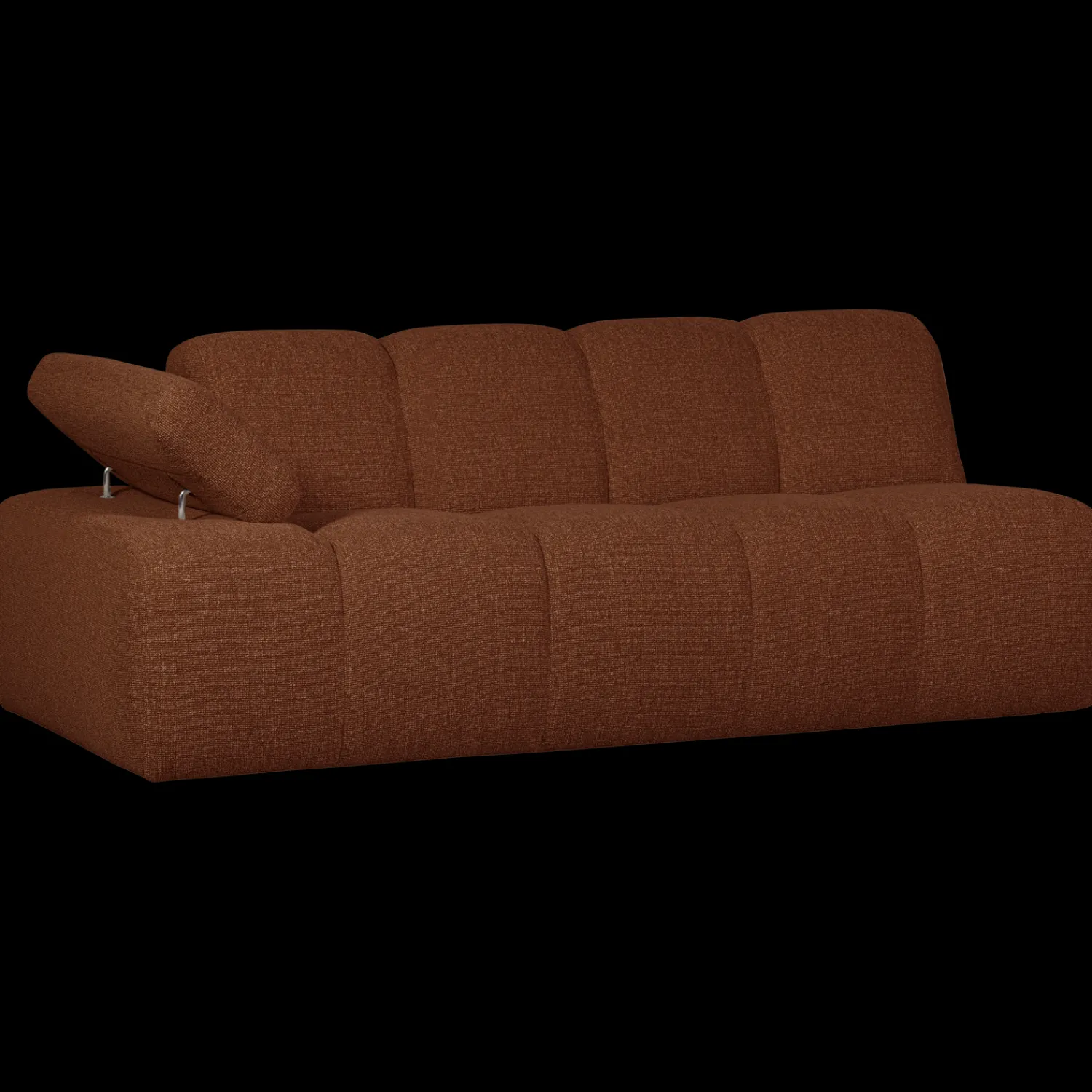 Zitbanken-WOOOD Mojo Bouclé 2-Zitsbank Rust Brown Melange