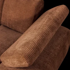 Elementenbanken-WOOOD Mojo Rib Chaise Longue Rust Brown Melange