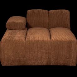Elementenbanken-WOOOD Mojo Rib Chaise Longue Rust Brown