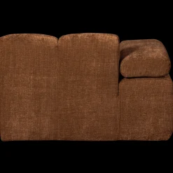 Elementenbanken-WOOOD Mojo Rib Chaise Longue Rust Brown