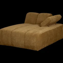 Elementenbanken-WOOOD Mojo Rib Chaise Longue Honey Yellow