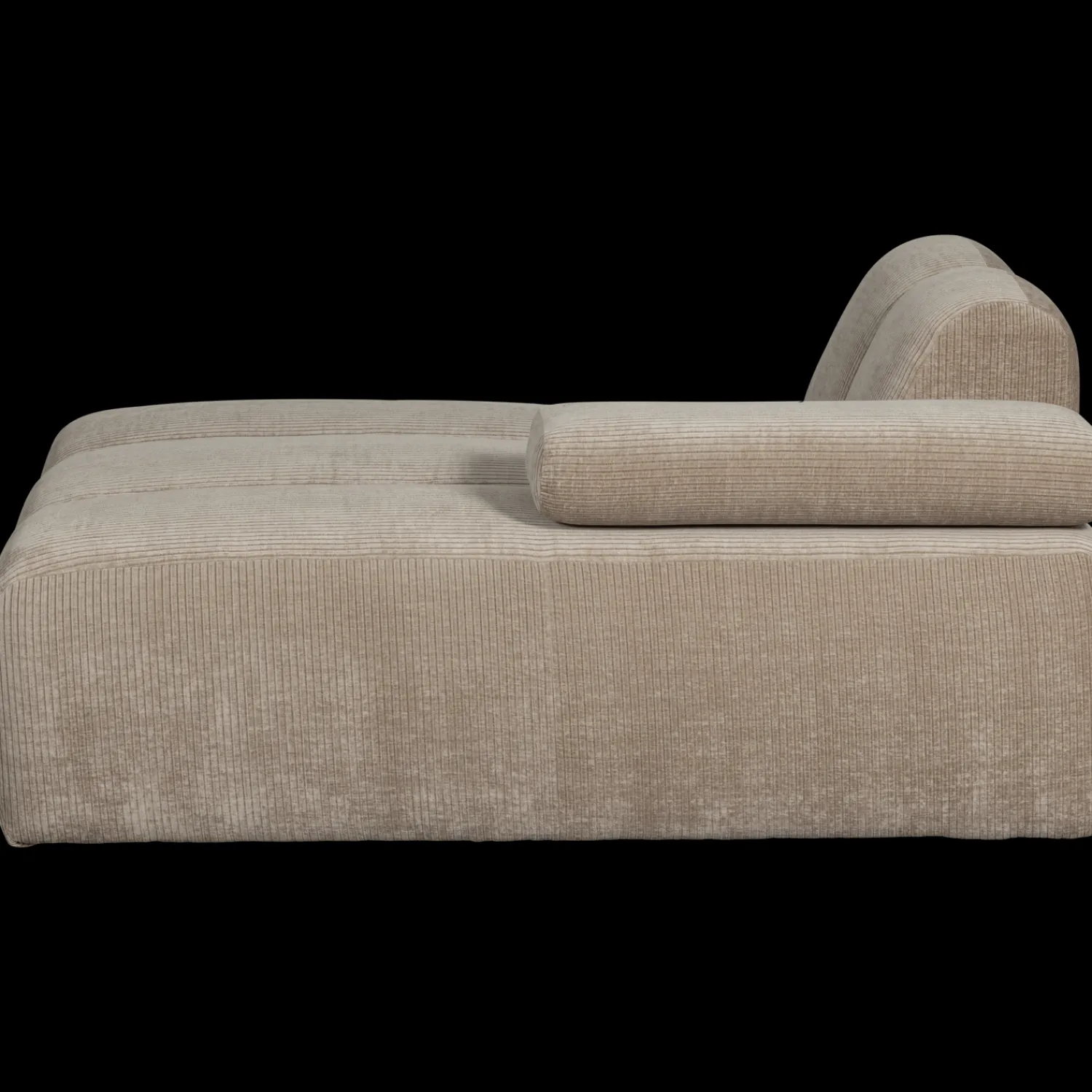 Elementenbanken-WOOOD Mojo Rib Chaise Longue Dark Sand