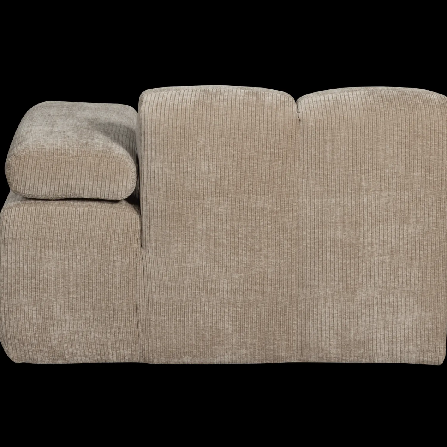 Elementenbanken-WOOOD Mojo Rib Chaise Longue Dark Sand