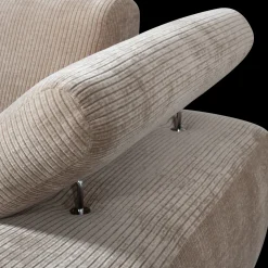 Elementenbanken-WOOOD Mojo Rib Chaise Longue Dark Sand