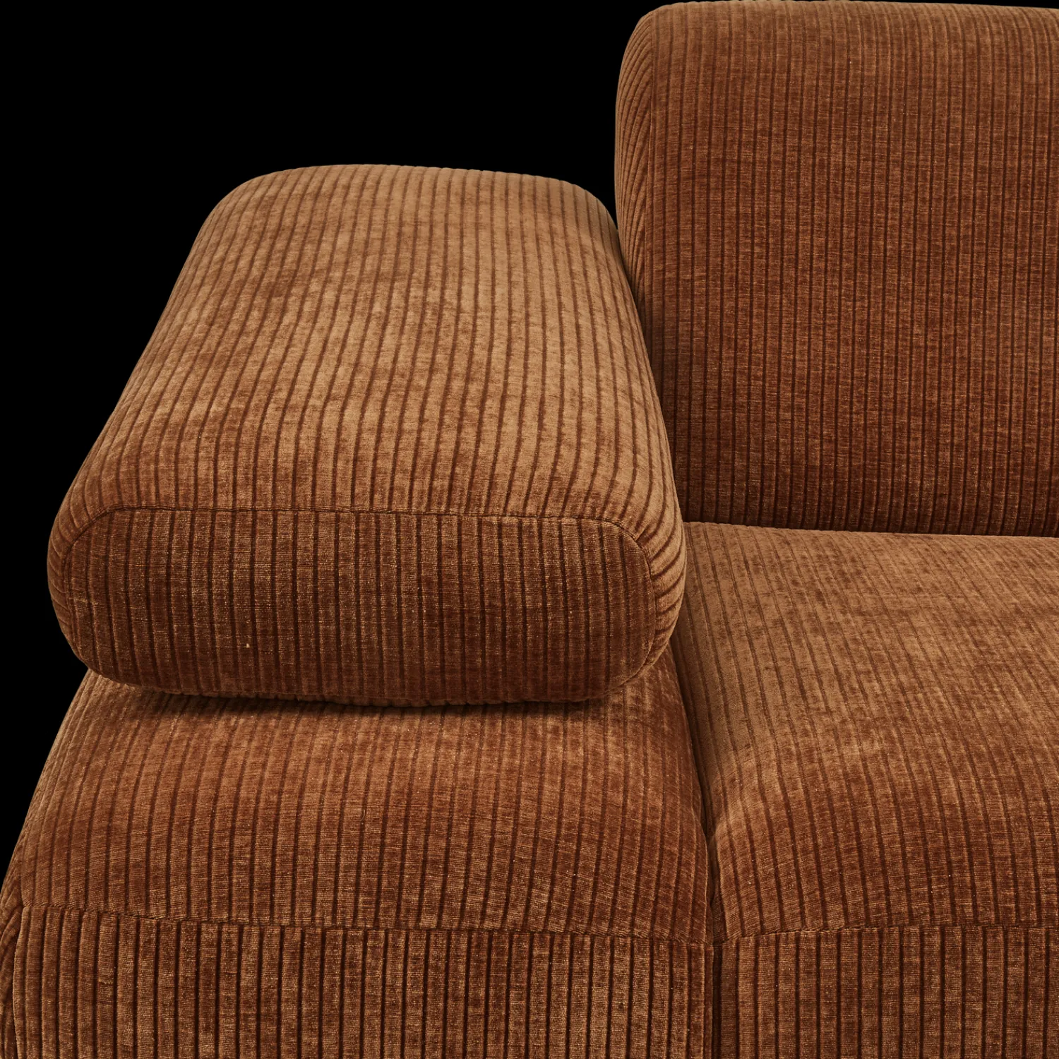 Elementenbanken-WOOOD Mojo Rib Elementenbank Rust Brown
