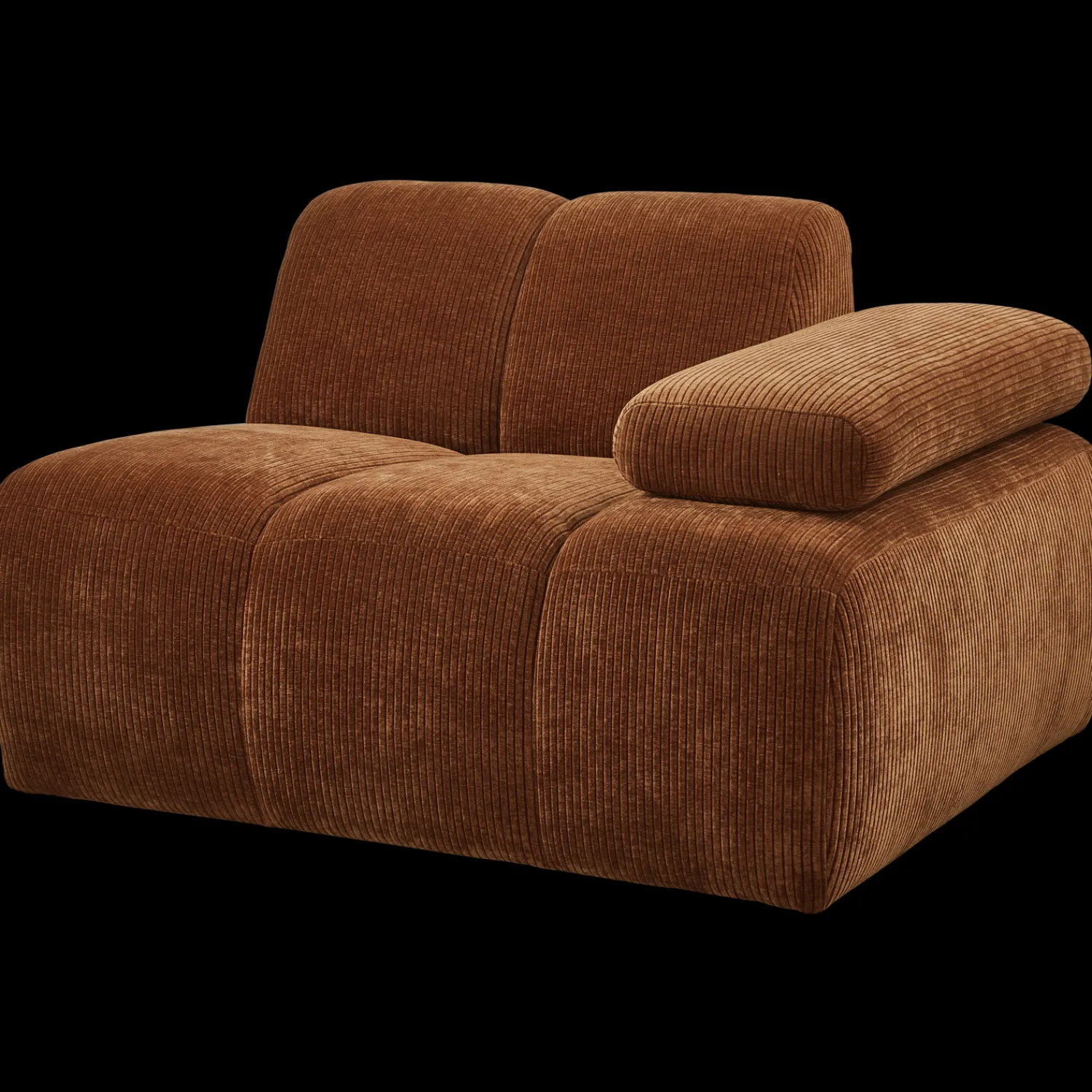 Elementenbanken-WOOOD Mojo Rib Elementenbank Rust Brown